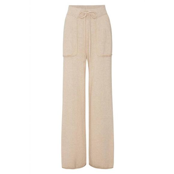 AMO Mara Knit Lounge Pants in Camel L - Picture 4 of 4
